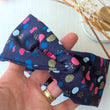 Charger l'image dans la galerie, Bandeau noeud bébé Confettis bleu Les Fantaisies de Malou
