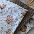 Charger l'image dans la galerie, Couverture bébé Ours et lapin Les Fantaisies de Malou