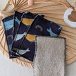 Charger l'image dans la galerie, Lot de 5 débarbouillettes lavables Baleine Les Fantaisies de Malou