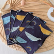 Charger l'image dans la galerie, Lot de 5 débarbouillettes lavables Baleine Les Fantaisies de Malou