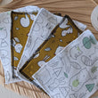 Charger l'image dans la galerie, Lot de 5 débarbouillettes lavables Ourson Les Fantaisies de Malou