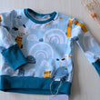 Charger l'image dans la galerie, Ensemble pantalon et pull évolutif Bord de mer, taille 3 mois-1an