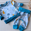 Charger l'image dans la galerie, Ensemble pantalon et pull évolutif Bord de mer, taille 3 mois-1an