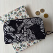 Charger l'image dans la galerie, Portefeuille femme zippé Noir et blanc (modèle unique) Les Fantaisies de Malou