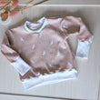 Load image into Gallery viewer, Pull évolutif bébé et enfant gaufré Colombe Les Fantaisies de Malou