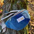 Charger l'image dans la galerie, Sac banane Velour bleu Les Fantaisies de Malou
