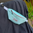 Charger l'image dans la galerie, Sac banane Velour vert d'eau Les Fantaisies de Malou