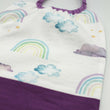 Load image into Gallery viewer, Bavoir élastique Rainbow Les Fantaisies de Malou