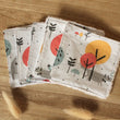 Charger l'image dans la galerie, Lot de 5 lingettes lavables Loup Les Fantaisies de Malou