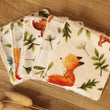 Charger l'image dans la galerie, Lot de 5 lingettes lavables Renard Les Fantaisies de Malou