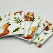 Charger l'image dans la galerie, Lot de 5 lingettes lavables Renard Les Fantaisies de Malou