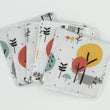 Charger l'image dans la galerie, Lot de 5 lingettes lavables Loup Les Fantaisies de Malou