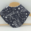 Charger l'image dans la galerie, Bavoir Bandana Back to space Les Fantaisies de Malou