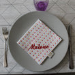 Load image into Gallery viewer, Serviettes de table Triangles pastels Les Fantaisies de Malou
