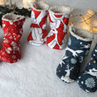 Charger l'image dans la galerie, Bottines souples Laponie (chaussons montants fourrés), Taille 0-6 Mois Les Fantaisies de Malou