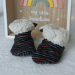 Charger l'image dans la galerie, Bottines souples Stripes (chaussons montants fourrés), bébé, enfant et adulte Les Fantaisies de Malou