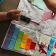 Charger l'image dans la galerie, Tableau d'occupation transportable Licorne (busy board) Les Fantaisies de Malou