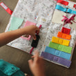 Charger l'image dans la galerie, Tableau d'occupation transportable Licorne (busy board) Les Fantaisies de Malou