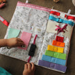 Charger l'image dans la galerie, Tableau d'occupation transportable Licorne (busy board) Les Fantaisies de Malou