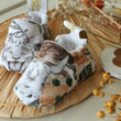 Charger l'image dans la galerie, chaussons souples artisanaux bébé enfant adulte animaux de la savane fabriqué en Alsace presque nu pied barefoot les fantaisies de Malou