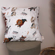 Charger l'image dans la galerie, Housse de coussin enfants bi-matière Super Héros Les Fantaisies de Malou