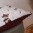 Charger l'image dans la galerie, Housse de coussin enfants bi-matière Super Héros Les Fantaisies de Malou