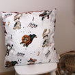 Charger l'image dans la galerie, Housse de coussin enfants bi-matière Super Héros Les Fantaisies de Malou