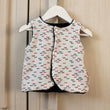 Load image into Gallery viewer, Gilet réversible Jolis Poissons 3 mois - 1 an Les Fantaisies de Malou