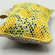 Load image into Gallery viewer, Eponge lavable double-face Fleurs Jaunes Les Fantaisies de Malou
