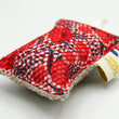 Load image into Gallery viewer, Eponge lavable double-face Fleurs Rouges Les Fantaisies de Malou