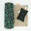 Load image into Gallery viewer, Eponge lavable double-face Feuilles Vertes Les Fantaisies de Malou