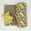 Charger l'image dans la galerie, Essuie-tout lavable Oeko-Tex Fleurs jaunes 6 feuilles Les Fantaisies de Malou