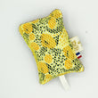 Load image into Gallery viewer, Eponge lavable double-face Fleurs Jaunes Les Fantaisies de Malou