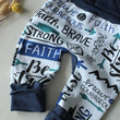 Load image into Gallery viewer, Pantalon évolutif bébé et enfant Strong Les Fantaisies de Malou