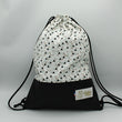 Load image into Gallery viewer, Sac pochon enfant Triangle bi matière Les Fantaisies de Malou