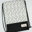 Load image into Gallery viewer, Sac pochon enfant Triangle bi matière Les Fantaisies de Malou