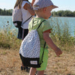 Load image into Gallery viewer, Sac pochon enfant Triangle bi matière Les Fantaisies de Malou