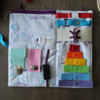 Charger l'image dans la galerie, Tableau d'occupation transportable Rainbow (busy board arc-en-ciel) Les Fantaisies de Malou