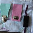 Charger l'image dans la galerie, Tableau d'occupation transportable Rainbow (busy board arc-en-ciel) Les Fantaisies de Malou