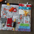 Charger l'image dans la galerie, Tableau d'occupation transportable à personnaliser, tissu au choix (busy board) Les Fantaisies de Malou