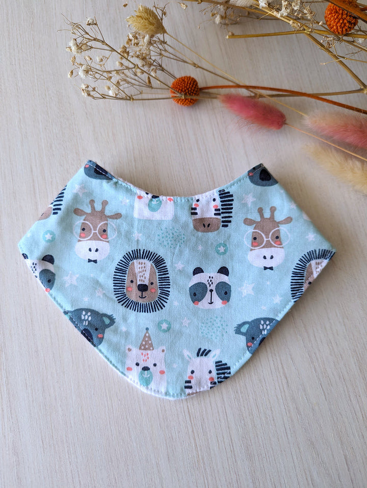 Bavoir Bandana Savane Les Fantaisies de Malou