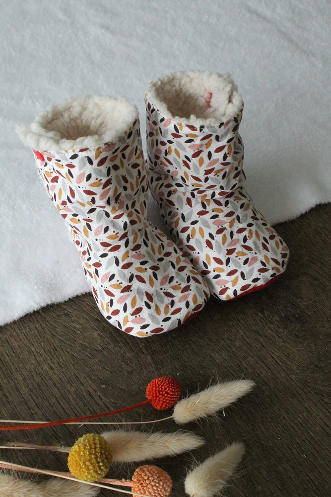 bottes fourrées souples bébé