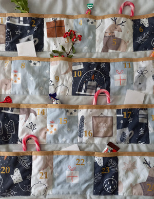 Calendrier de l'Avent patchwork Les Fantaisies de Malou