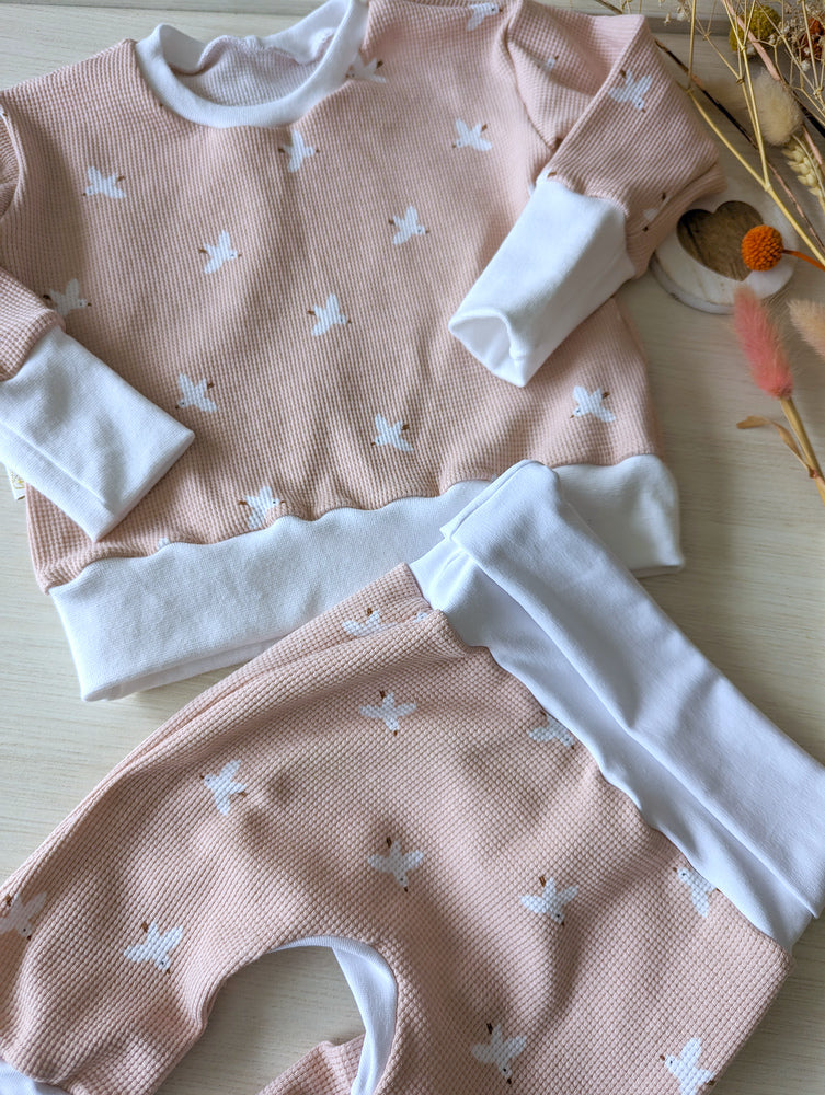 Ensemble pantalon et pull évolutif à personnaliser Les Fantaisies de Malou