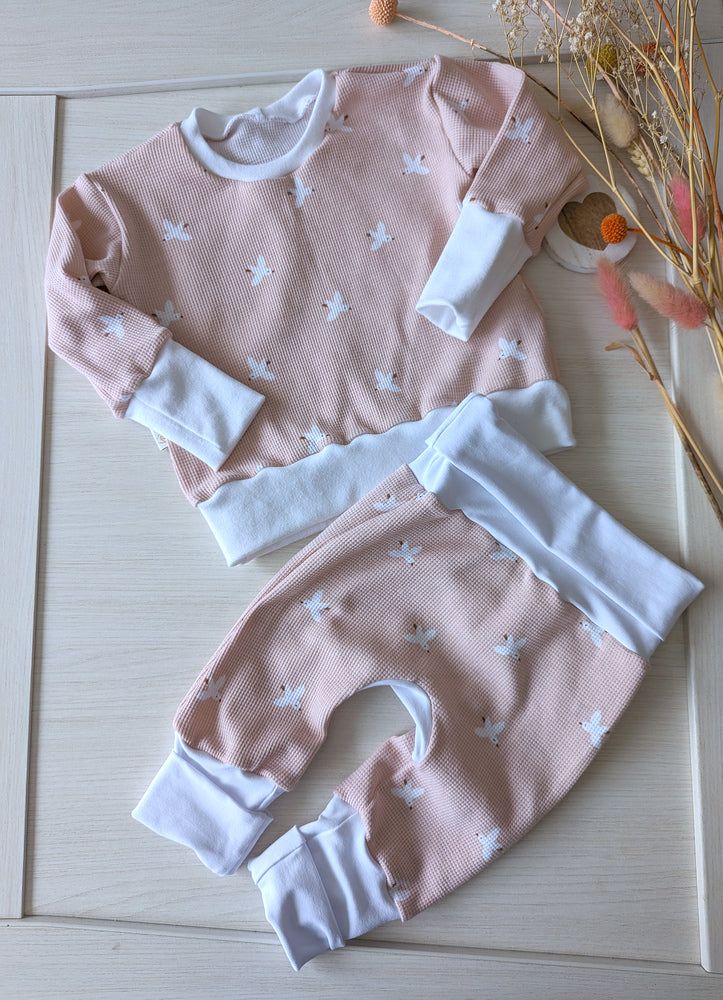 Ensemble pantalon et pull évolutif à personnaliser Les Fantaisies de Malou