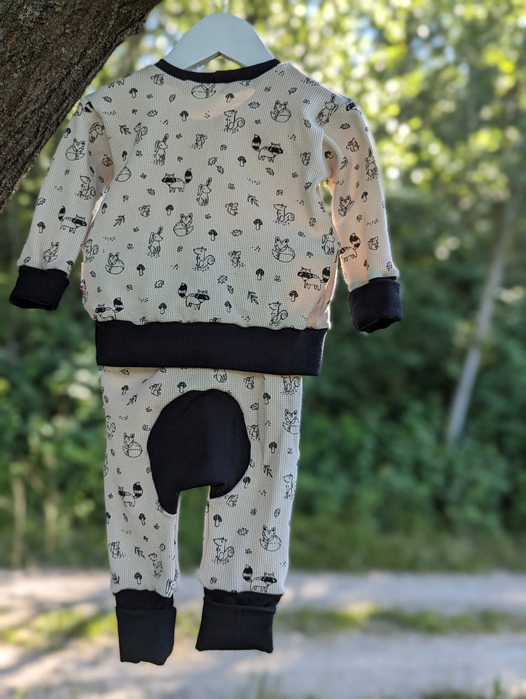 Pantalon évolutif bébé Gaufré renard (unisexe) Les Fantaisies de Malou