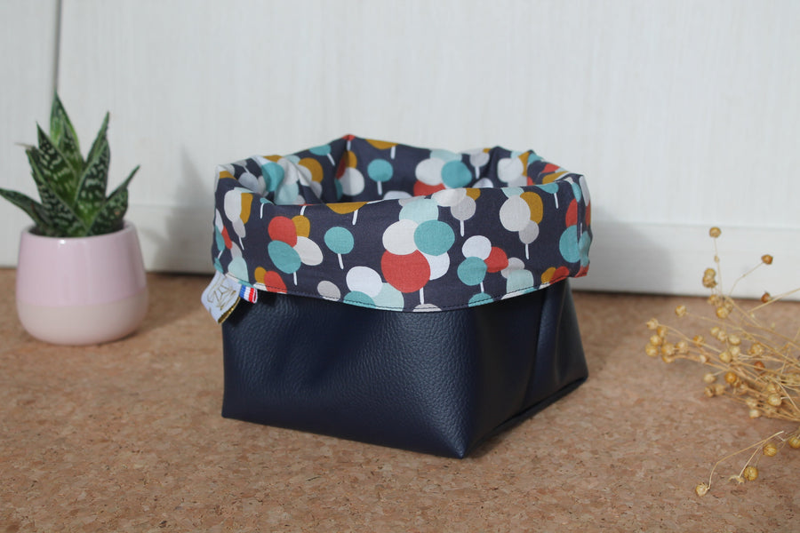 Panier Réversible Feuilles Les Fantaisies de Malou