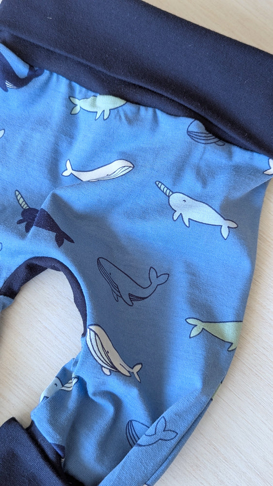 Pantalon évolutif bébé et enfant Baleine Les Fantaisies de Malou