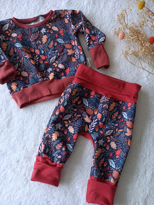 Pantalon évolutif sweat (hiver) bébé et enfant Automne Les Fantaisies de Malou