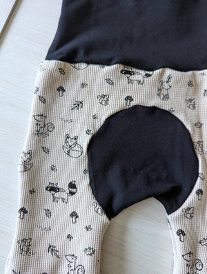 Pantalon évolutif bébé Gaufré renard (unisexe) Les Fantaisies de Malou